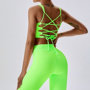 SC10167 sportbh för stora bröstkvinnor Yoga Shorts Girl China Sömlös vadderad sport Fitness Workout Gym Sports BH