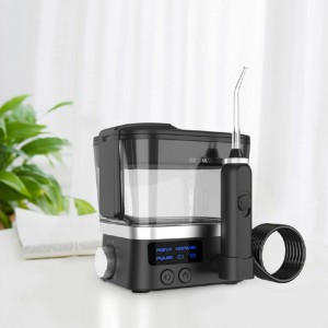 Populär design kraftfullt tänder renare obegränsat tryck 3 lägen vatten flossare tandtrådande jet flossser hem