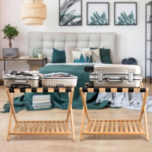 Bambu vikbar resväska för rum i rummet sovrumshotell