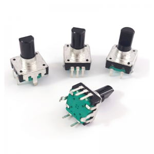 Rotary ENCODER: DB12 kodare kodning 5pin 24 position med push -knappomkopplare handtag