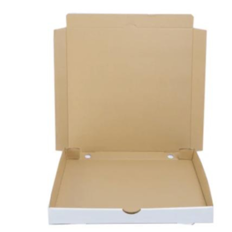 Partihandel Anpassad logotyp tryckt 8-16 tum Eco Friendly Box Package Food Grade Papper Pizza Box