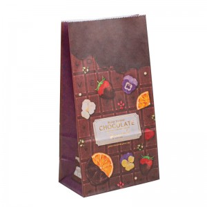 Papperspåsar med din egen logotyp godis papperspåse anpassad tryck logotyp anpassad papperspåse matpapper väska