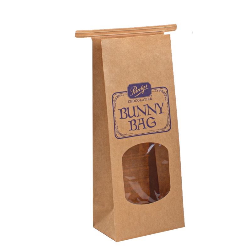 Anpassad utskrift logo bruna papperspåsar takeaway hantverk shopping matförpackning papperspåse