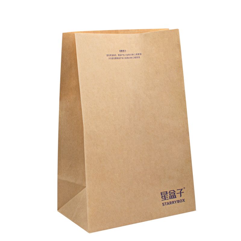 Prägla kraftpapper förpackningspåsar matklass Material obelagd foder