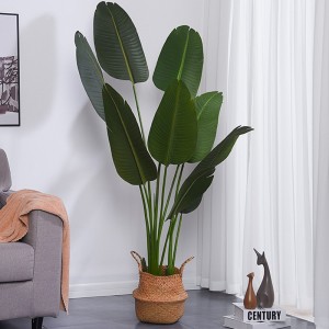 Fabriksdirekt konstgjorda träd Hållbara Vivid Allseason Travellers \\\\ \'s Palm For Garden Leverantör Inomhus utomhusbröllopsdekor