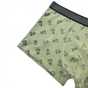 Partihandel Hot Sale Custom Gay Men\'s Boxer Briefs med anpassade logotyp Men Sexiga underkläder