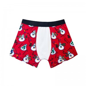 Anpassad logotyp högkvalitativ vuxen andningsboxare med underkläder för fasta färgmän