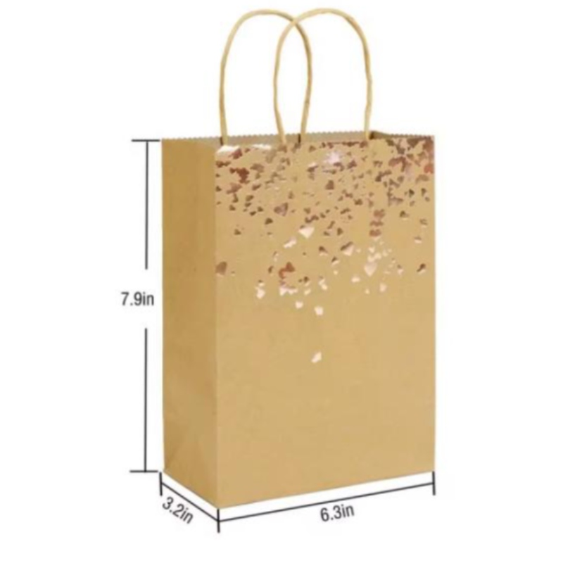 Återvinn Eco Friendly Kraft Paper Bag för gåva eller tygförpackning