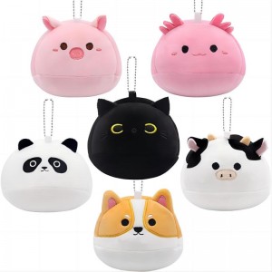 Mini Animal Plush Keychain