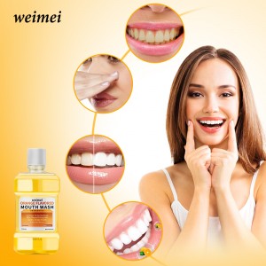 Orange smaksatt munvatten