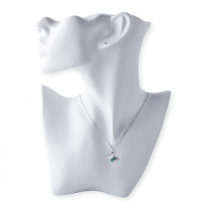 Fjärilstång sten hänge halsband 45 5 cm