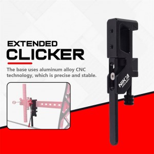 26CK04 svart färg syn ount klickare bas