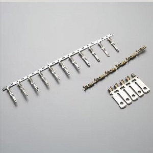 OEM anpassade metallstämplingsdelar Kopparstål Elektrisk elektrisk elektronisk kontakt