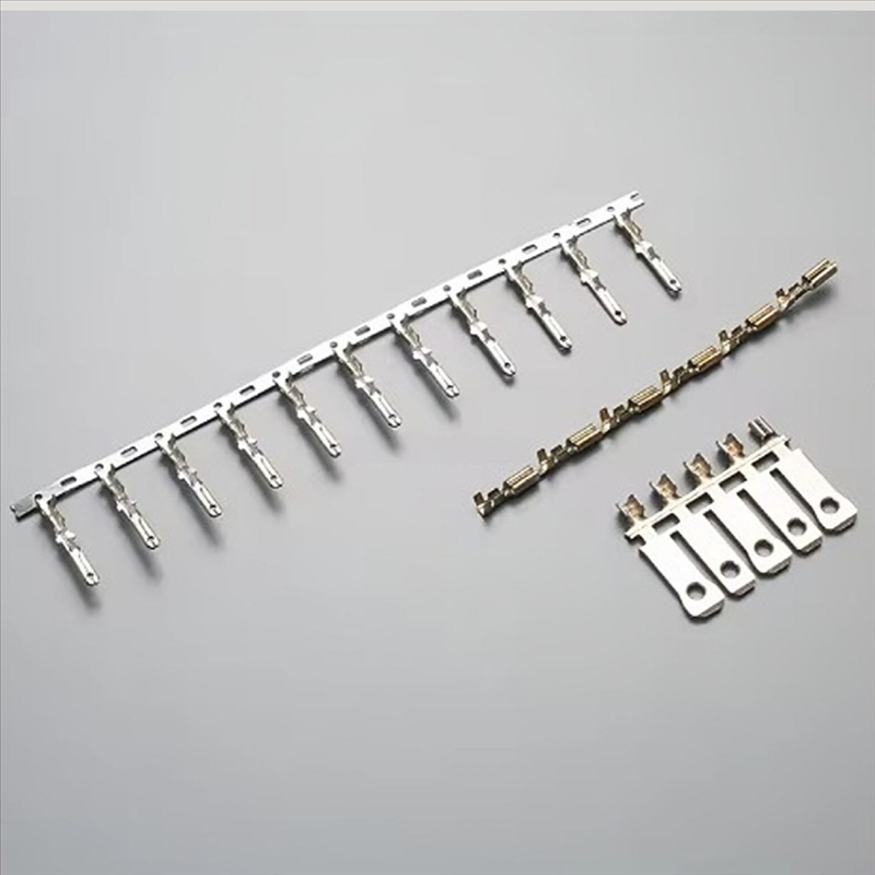 OEM anpassade metallstämplingsdelar Kopparstål Elektrisk elektrisk elektronisk kontakt