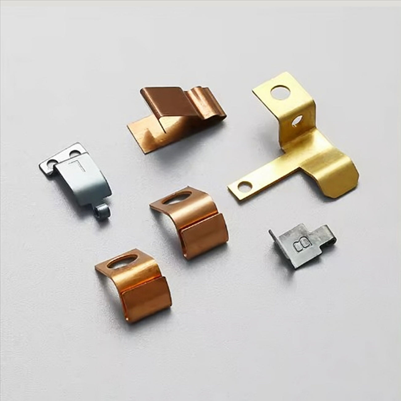 OEM anpassade metallstämplingsdelar Kopparstål Elektrisk elektrisk elektronisk kontakt