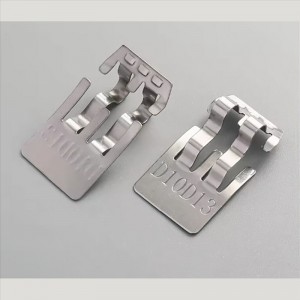 Metallstämpeldelar Koppar Stål Elektrisk Elektrisk Elektronisk Kontakt batterikontakt splitter