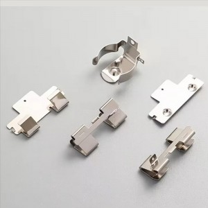 batterikontakt splitter Fabriksanpassade rostfria stålplåttillverkning Metallstämplingsdelar