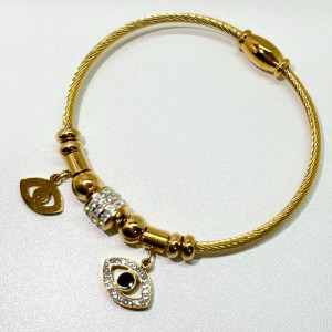 Cubic Zirconia magnetiskt armband Kvinnor Män Föräldrar Smycken Present