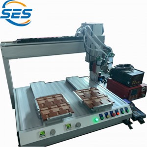 Dubbel-Head Jet Valve Circuit Board Dispenseringsmaskin