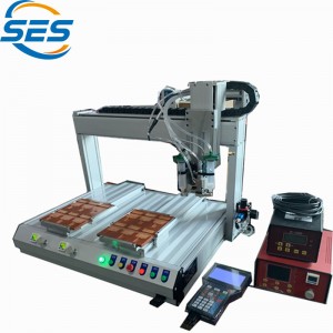 Dubbel-Head Jet Valve Circuit Board Dispenseringsmaskin