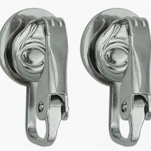 Officiell Bucknell Bison Clip-På örhängen - hög-Kvalitetsmetalllegering, epoxi-Belagd,nej-Piercing behövs, speldagsmycken för alumner & Fans