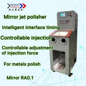 Utrustning för polering och avgradning av slipmedel