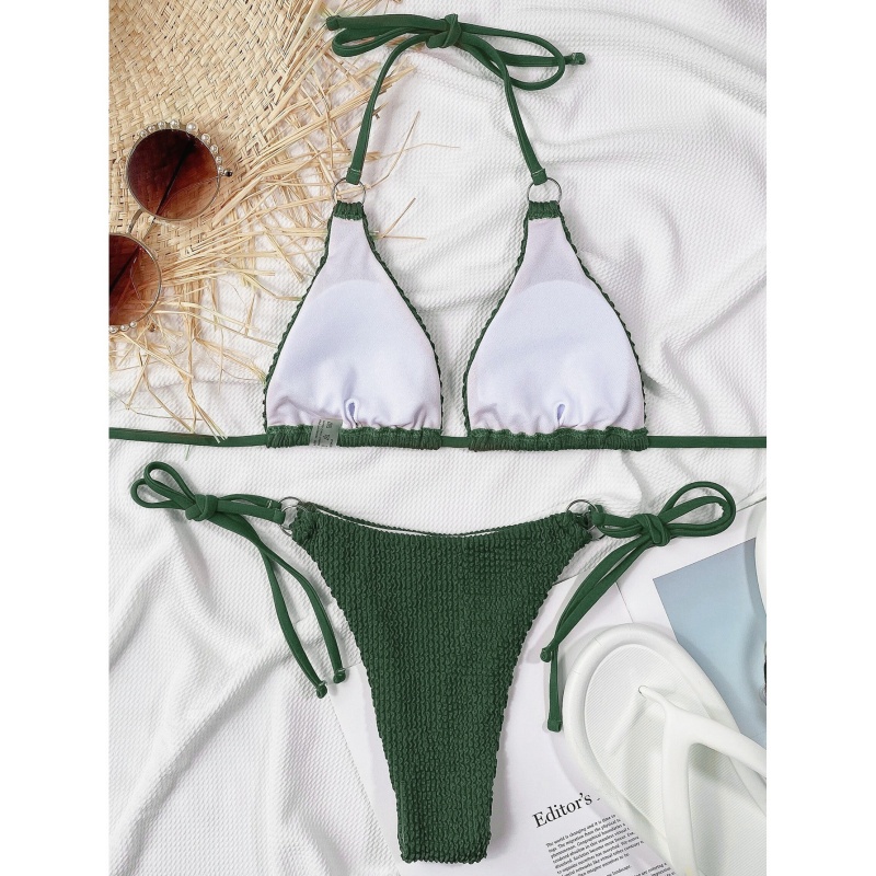 Ny 2025 badkläder. Europeisk och amerikan-stil sexig två-bit bikini baddräkter för kvinnor. Snygg utrikeshandelsbikini för grossist 8818 Pris:$79.99