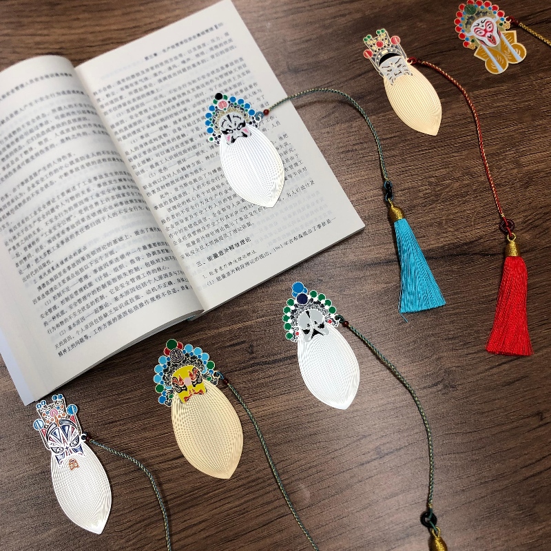 Kinesisk operamask bokmärke