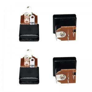 DC Socket DC-207, Direct Insertion Audio Socket, Two-Pin Copper Pin Power Laddningsuttag