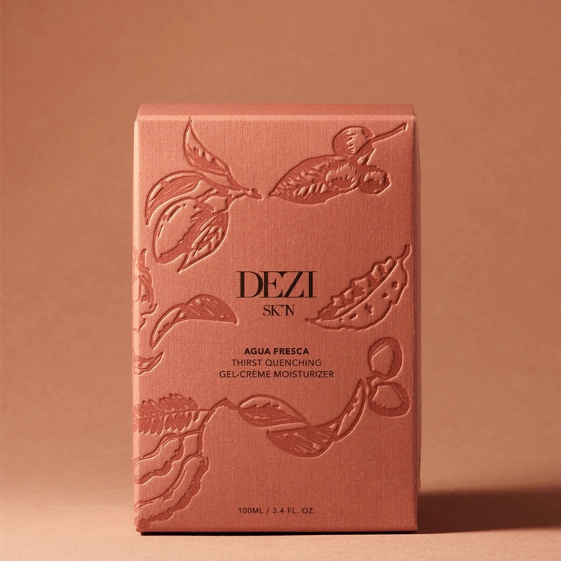 Botanica präglad styv låda