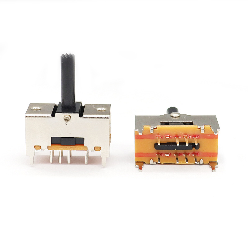 Slide Switch TS23E02, dubbel-rad 8-stift swing switch, brus-avbryta hörlurar och högtalare