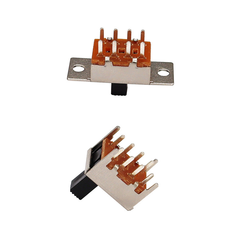 Slide Switch SS23F06 Custom-gjort dubbelt-rad 6-stift vertikalt dammsugare hårtork skjutbrytare