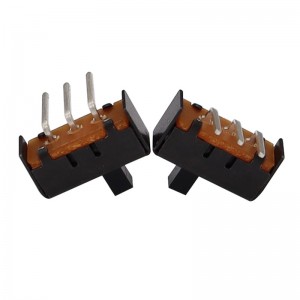 Slide Switch SS12E17 Electric Heater Glid Switch Bend Foot 2-position 3-stift växelbrytare