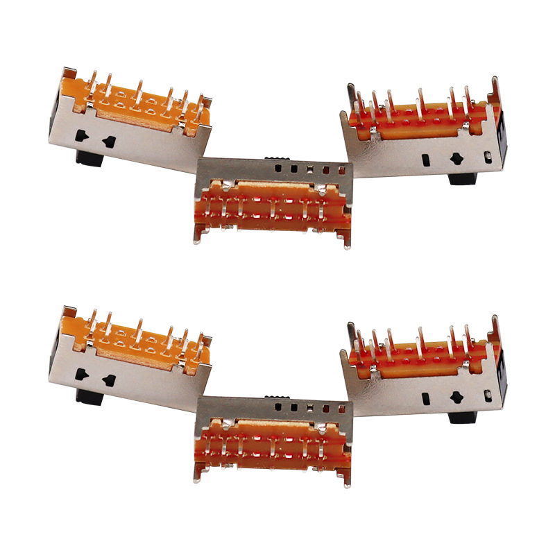 Slide Switch SS25D01 dubbel-rad 12-PIN Glid Switch Electronic Product Micro Vertical Slide Switch