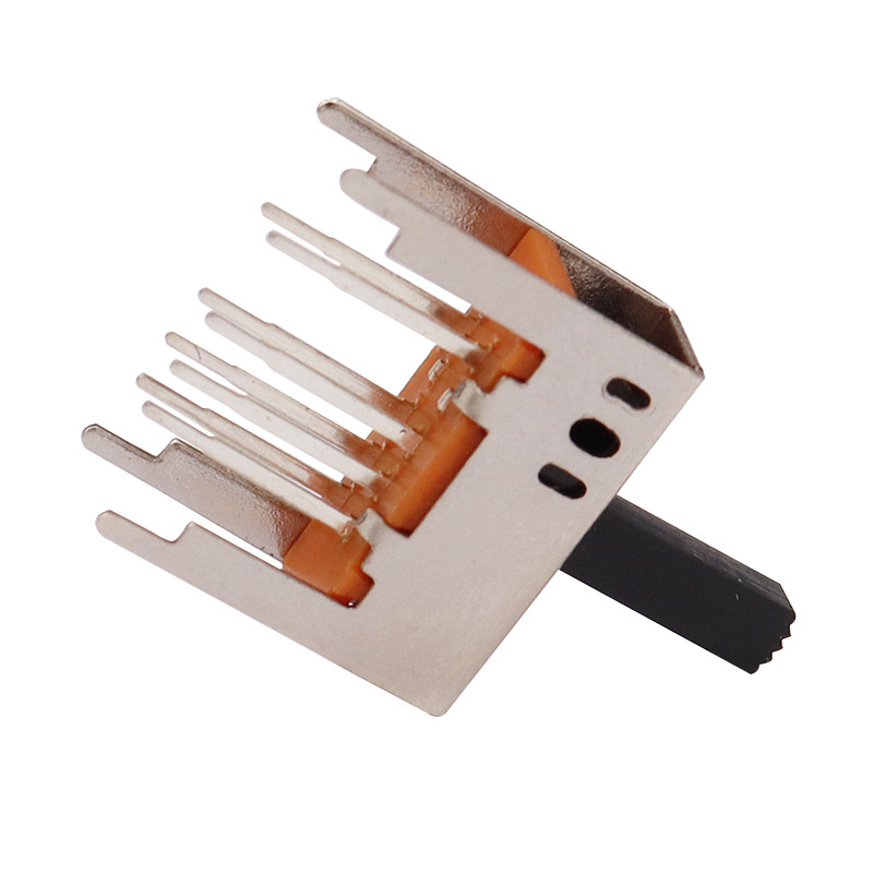 Slide Switch SS23D03, dubbel-Rad åtta-stift tre-position, push switch anpassad mikro glidande switch för hushållsapparater