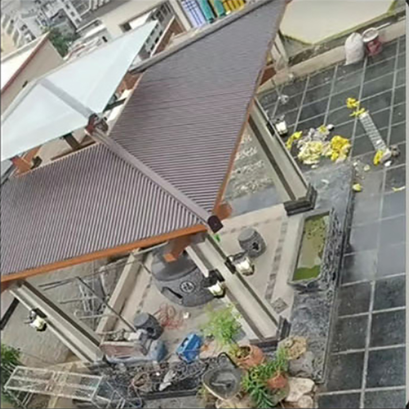 Aluminiumpaneler för taket på den stora väggen-Formad design med värmeisoleringsegenskaper