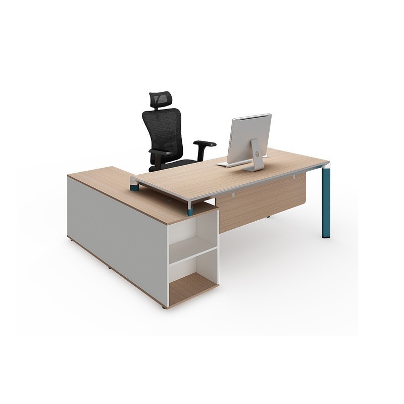 Modell KW003 Modern Workstation Set i Bulk - 4-Person Kommersiellt kontorsbord & Stolset för kontorsbyggnader