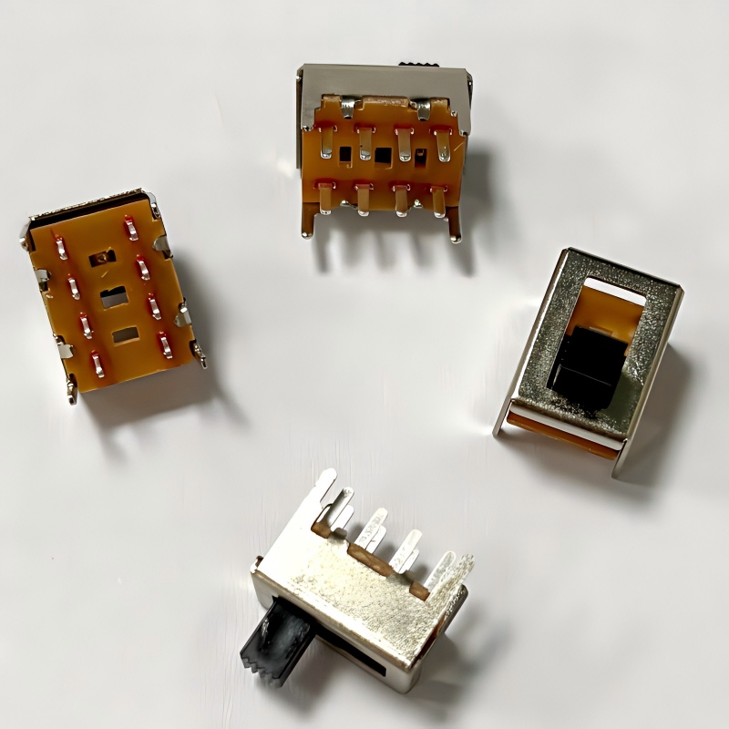 skjutomkopplare SS23F06 3-position, 10-stiftdesign för LED-ljus -- Dongguan Factory Direct